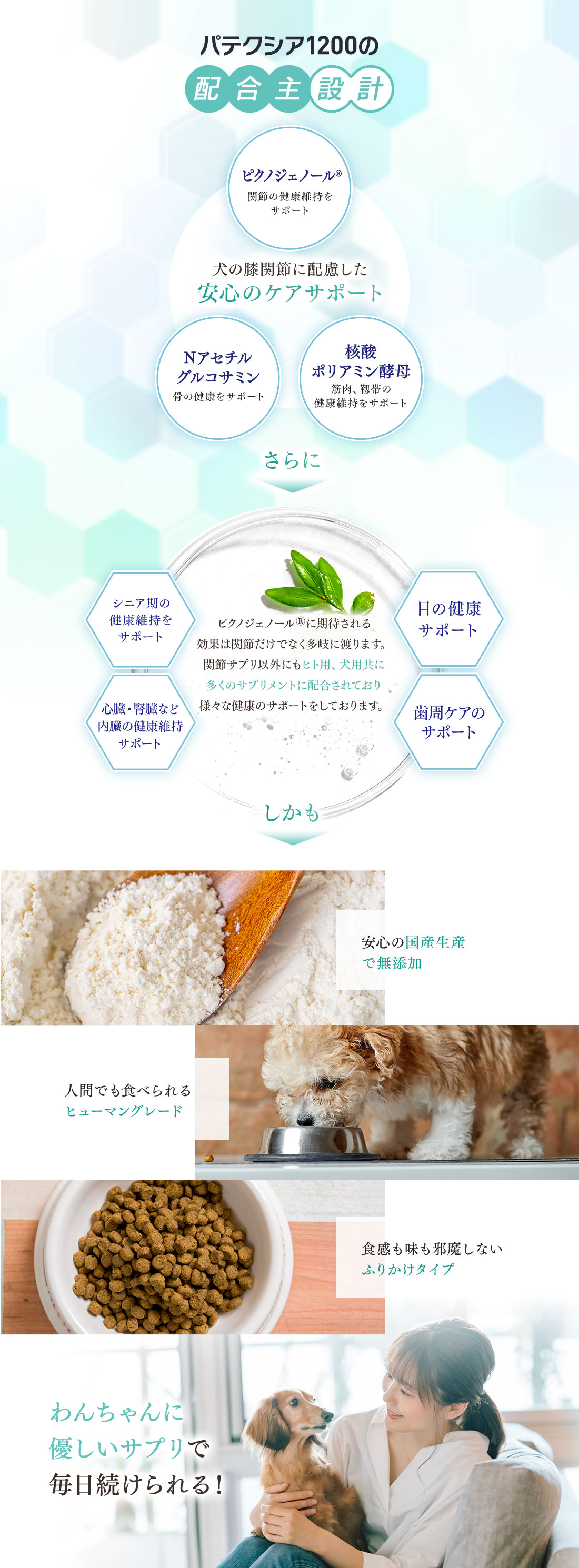 パテクシア1200の配合主設計